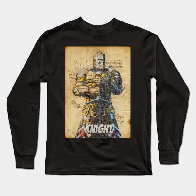 Knight Long Sleeve T-Shirt by Durro